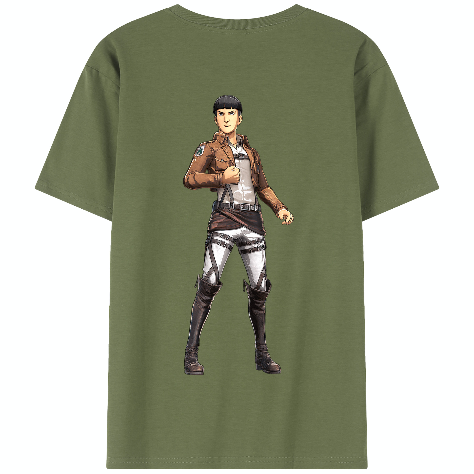 （画像用） 進撃の巨人 Attack on Titan 綿100％半袖Tシャツ（背面プリント）